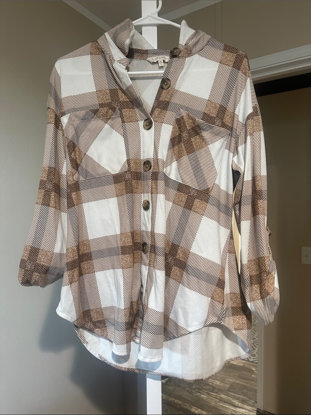 Flannel button up shirt